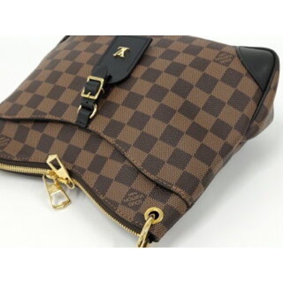 Louis Vuitton Odeon NM PM Damier Leather Shoulder Bag Ebene Brown - Picture 3 of 9